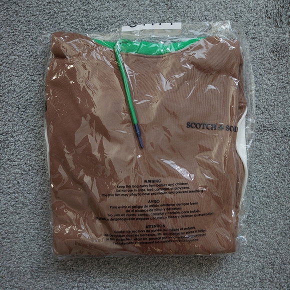 SCOTCH & SODA Unisex Colour-Block Hoodie - Picture 10 of 13